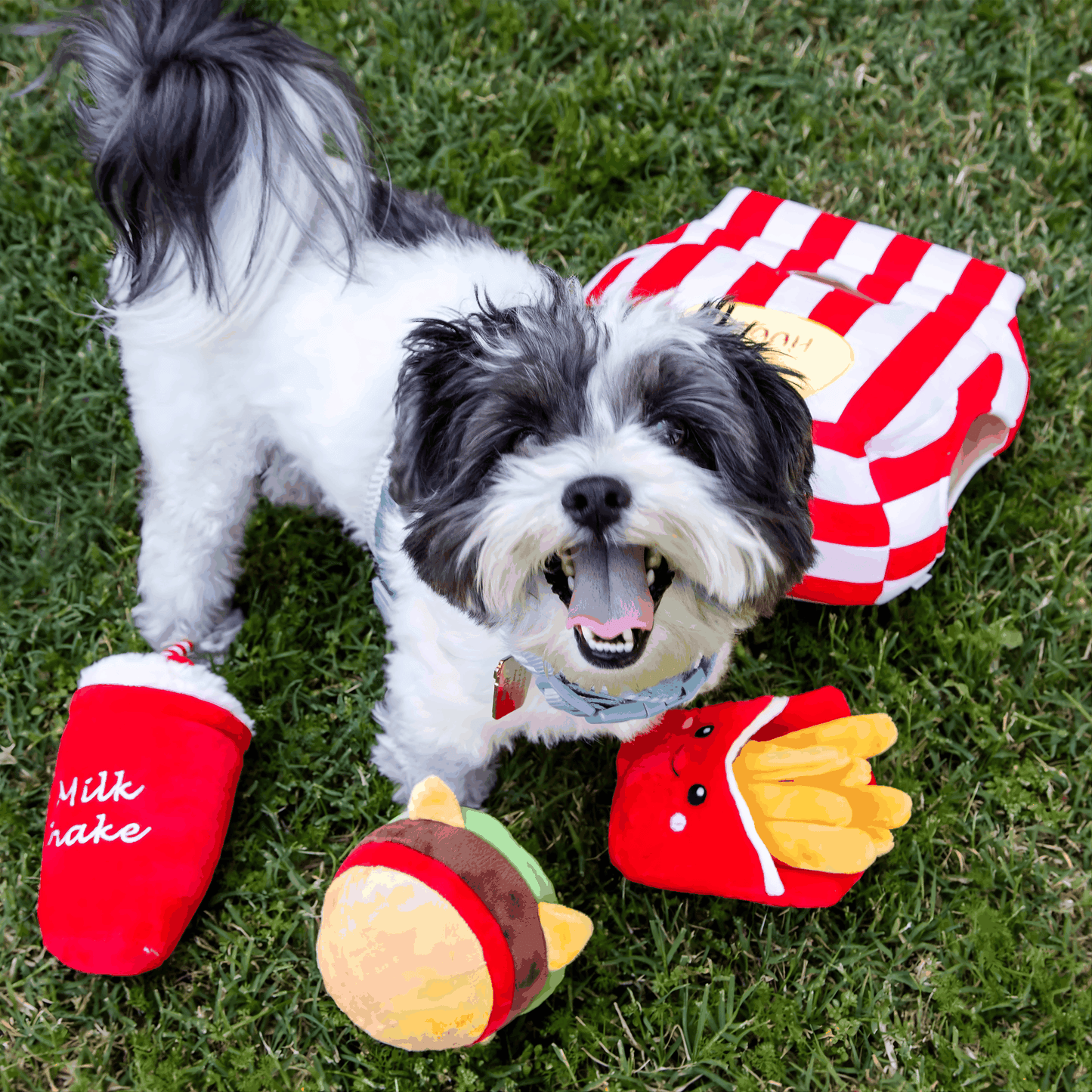 Doggy Bag Dog Toy Fun Fast Food Playset for Dogs - Glow Pups by Glow Pups