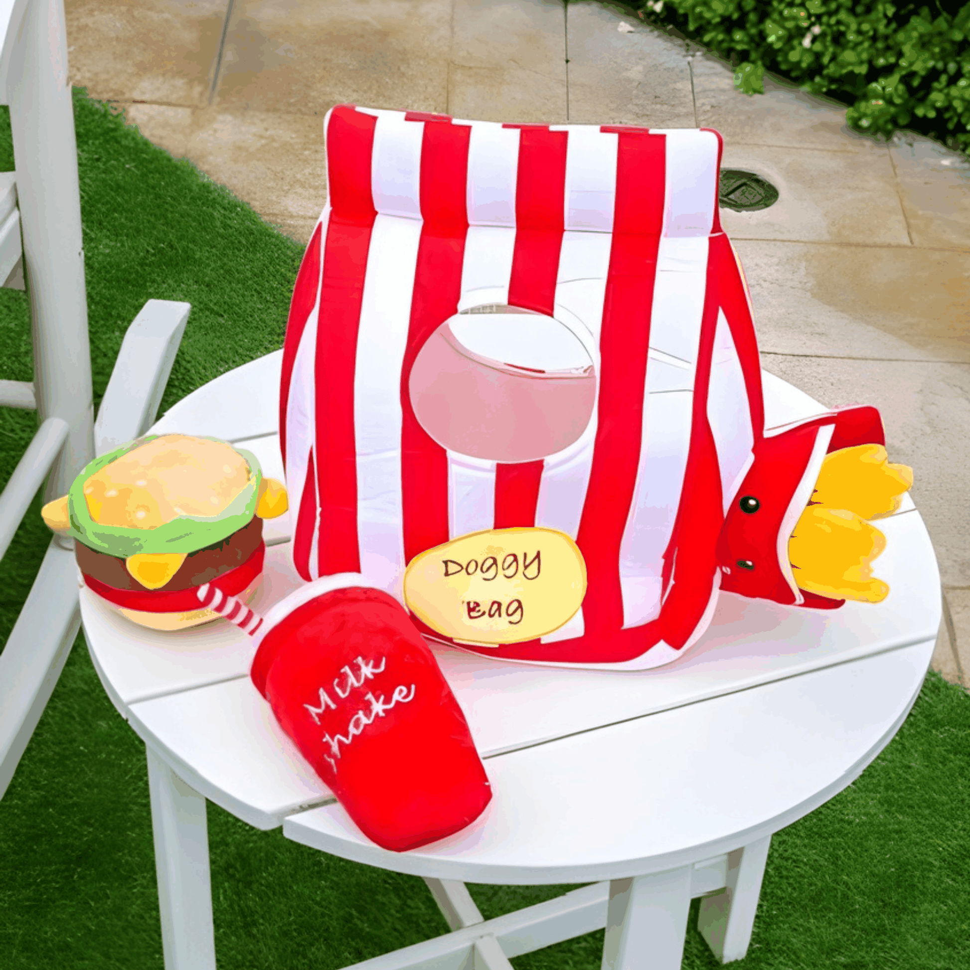 Doggy Bag Dog Toy Fun Fast Food Playset for Dogs - Glow Pups by Glow Pups