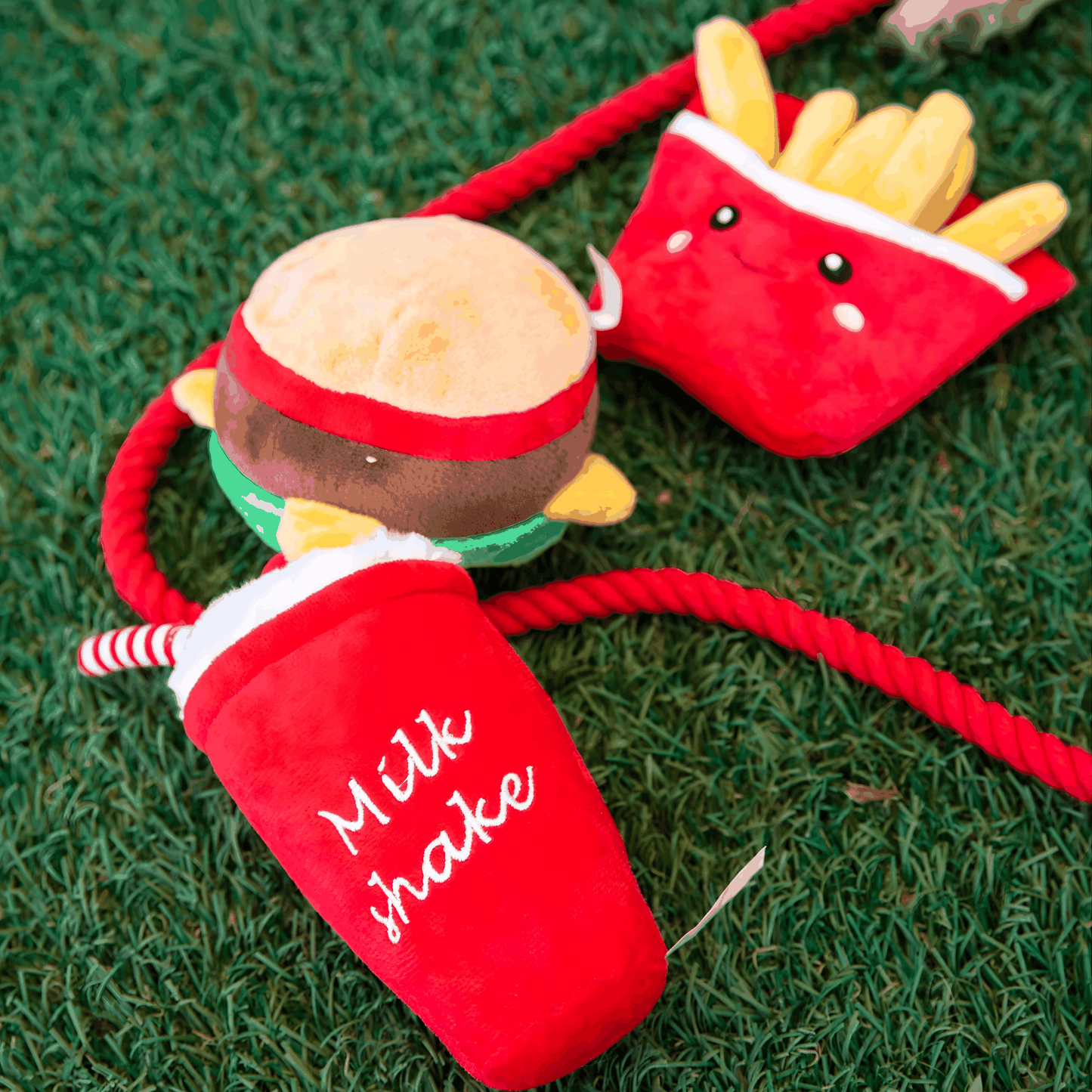 Doggy Bag Dog Toy Fun Fast Food Playset for Dogs - Glow Pups by Glow Pups