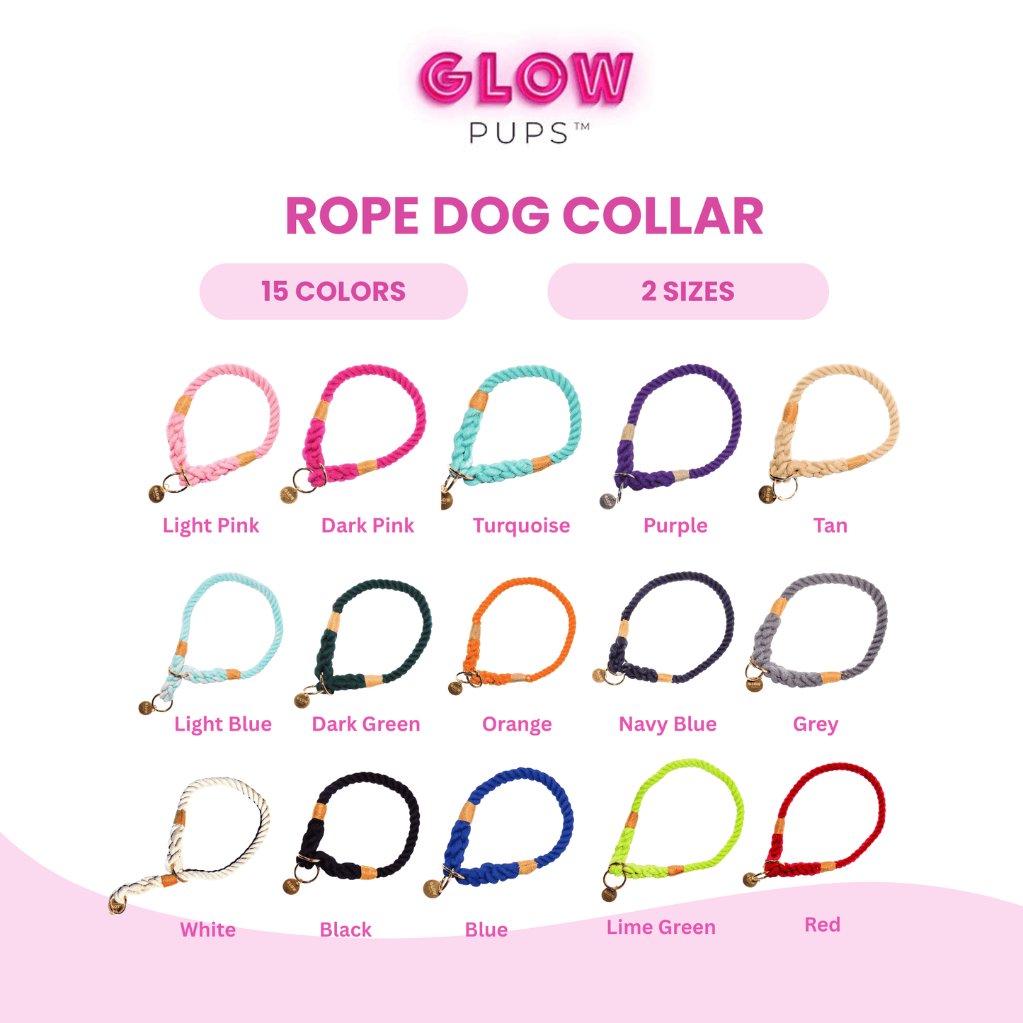 Stylish Rope Slip Collar for Medium to Large Dogs - Adjustable
