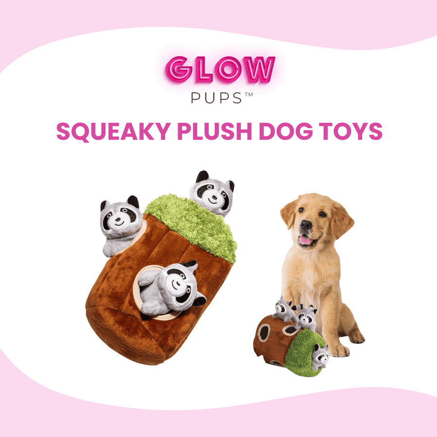 Hide and Seek Tree with Animals - Dog Toy (Different Designs and Sizes) by Glow Pups