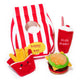 Doggy Bag Dog Toy Fun Fast Food Playset for Dogs - Glow Pups by Glow Pups
