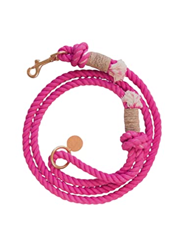 Fuchsia Boho Chic Dog Leash