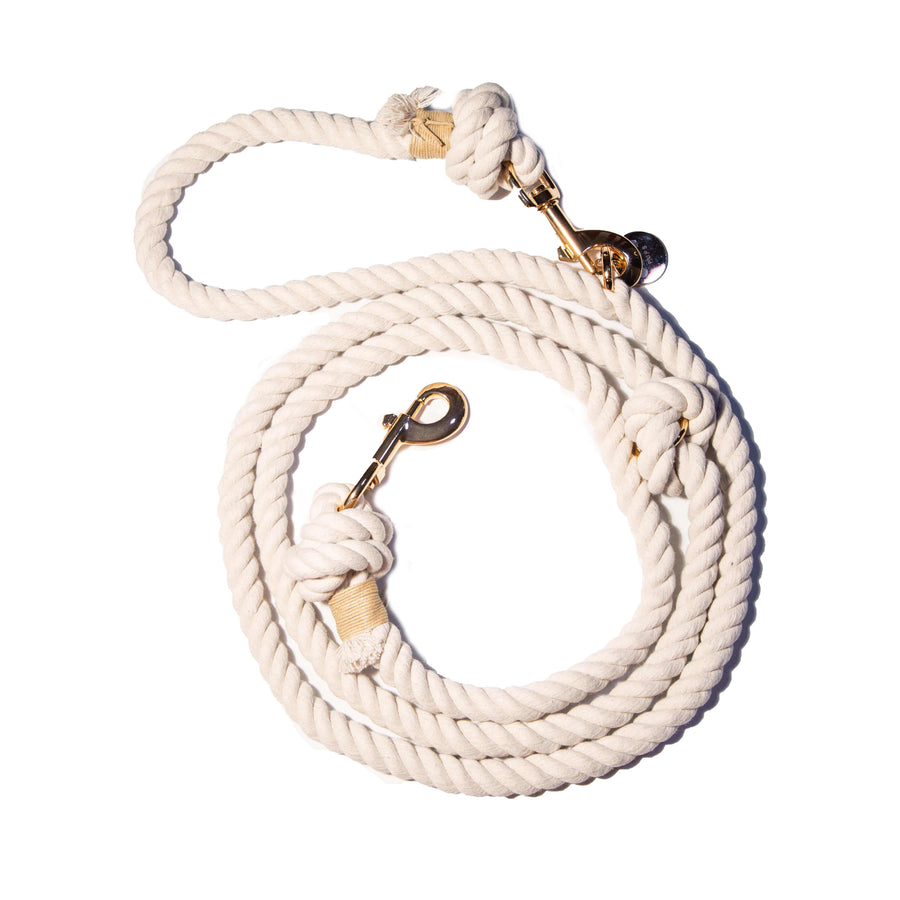 White Hands-Free Leash - Glow Pups by Glow Pups