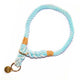 Light Blue Stylish Rope Slip Collar - Glow Pups by Glow Pups