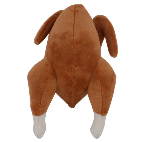 Plush Turkey Dog Toy with Squeaker